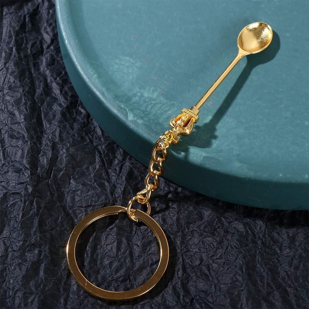 ผู้ชายแฟชั่นใหม่พวงกุญแจ30มม.  - Vintage Collectible Spoons บทวิจารณ์และราคา