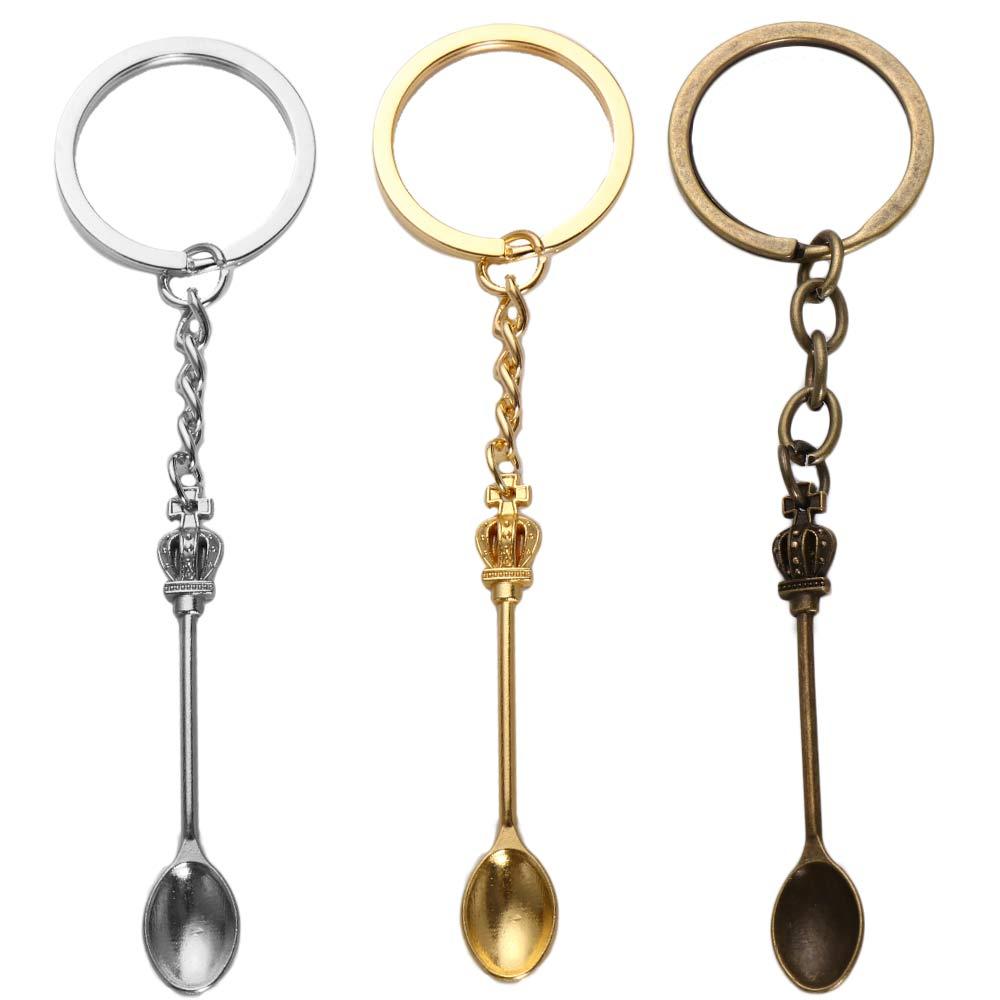 ผู้ชายแฟชั่นใหม่พวงกุญแจ30มม.  - Vintage Collectible Spoons บทวิจารณ์และราคา