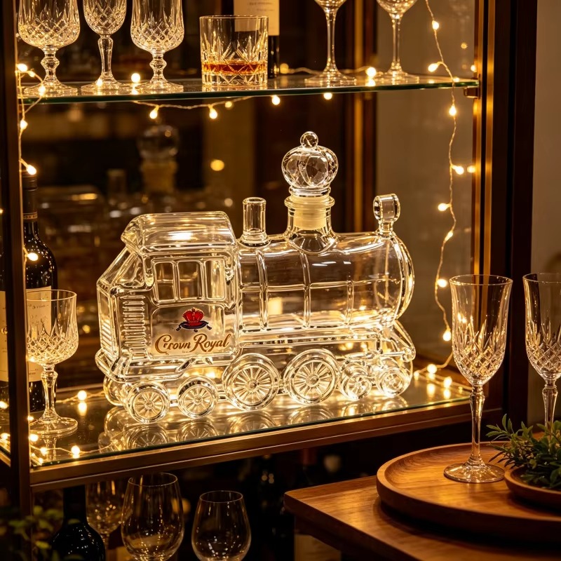 ขวดแก้วทรงรถจักรไอน้ำวินเทจ ขว - Vintage Collectible Liquor Bottles บทวิจารณ์และราคา