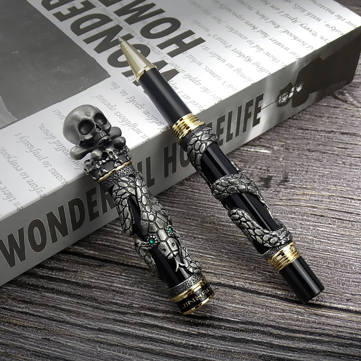 Jinhao โลหะ Vintage Rollerball - Vintage Collectible Pens บทวิจารณ์และราคา