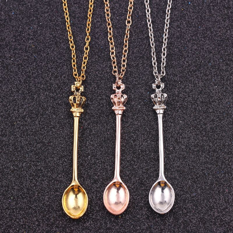 สร้อยคอจี้รูปมงกุฎทองโบราณ Ali - Vintage Collectible Spoons บทวิจารณ์และราคา