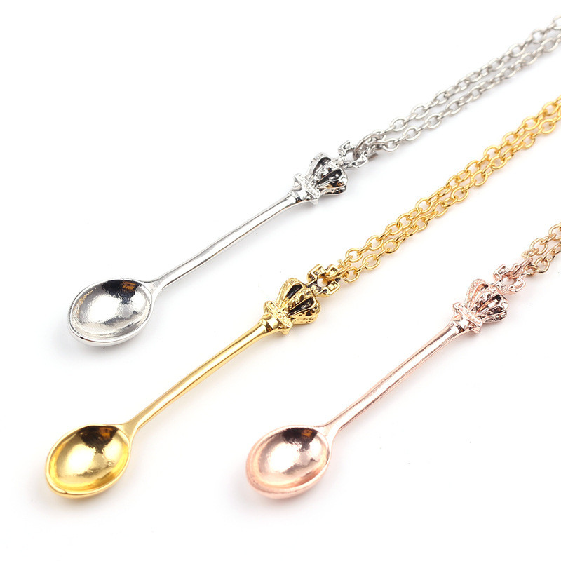 สร้อยคอจี้รูปมงกุฎทองโบราณ Ali - Vintage Collectible Spoons บทวิจารณ์และราคา