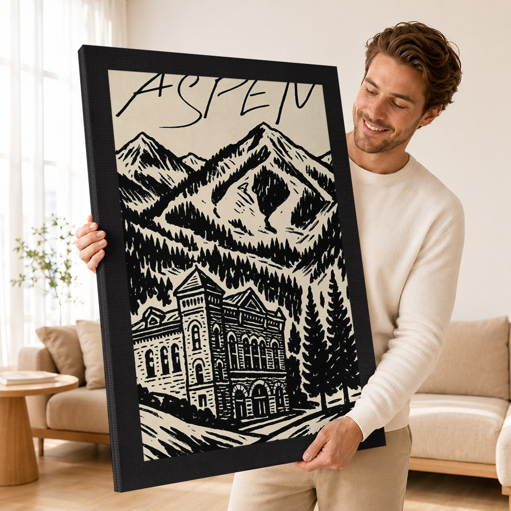 โปสเตอร์ผ้าแคนวาสลายสกีวินเทจข - Vintage Collectible Posters บทวิจารณ์และราคา
