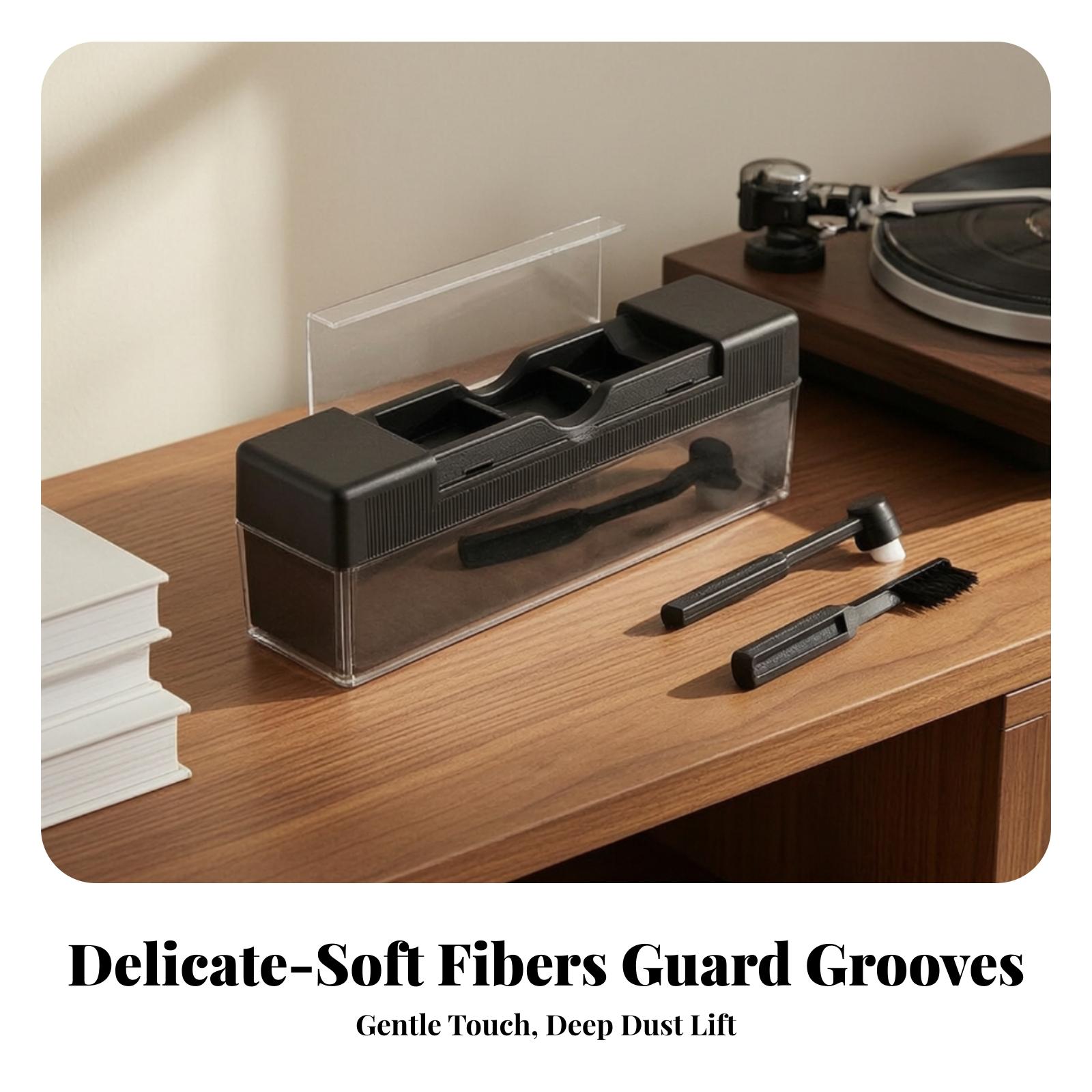 ชุดแปรงทำความสะอาดแผ่นเสียงไวน - Vinyl Record Cleaner บทวิจารณ์และราคา