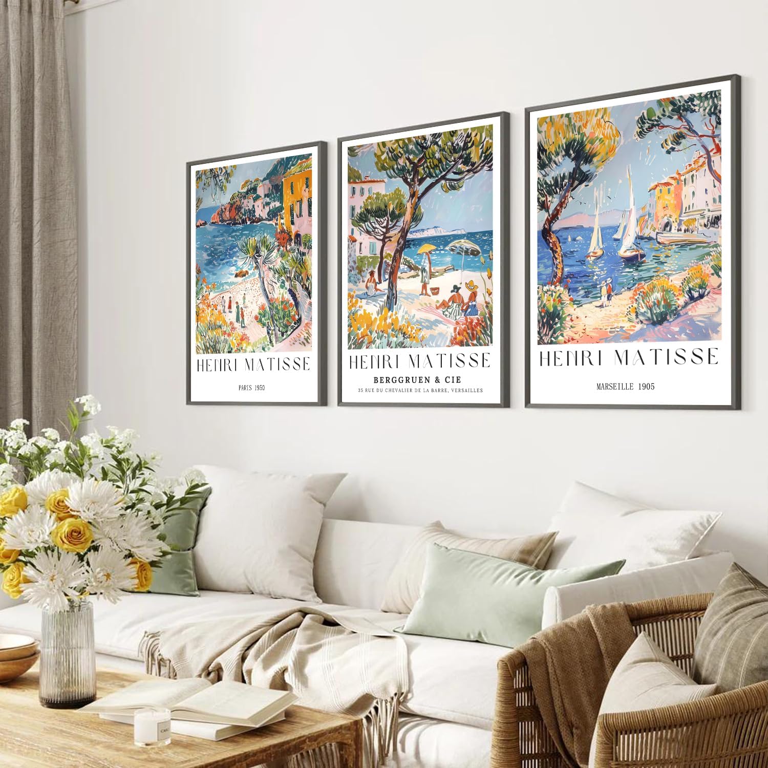 3 ชิ้น/ชุด ของสะสมงานศิลปะติดผ - Vintage Collectible Posters บทวิจารณ์และราคา